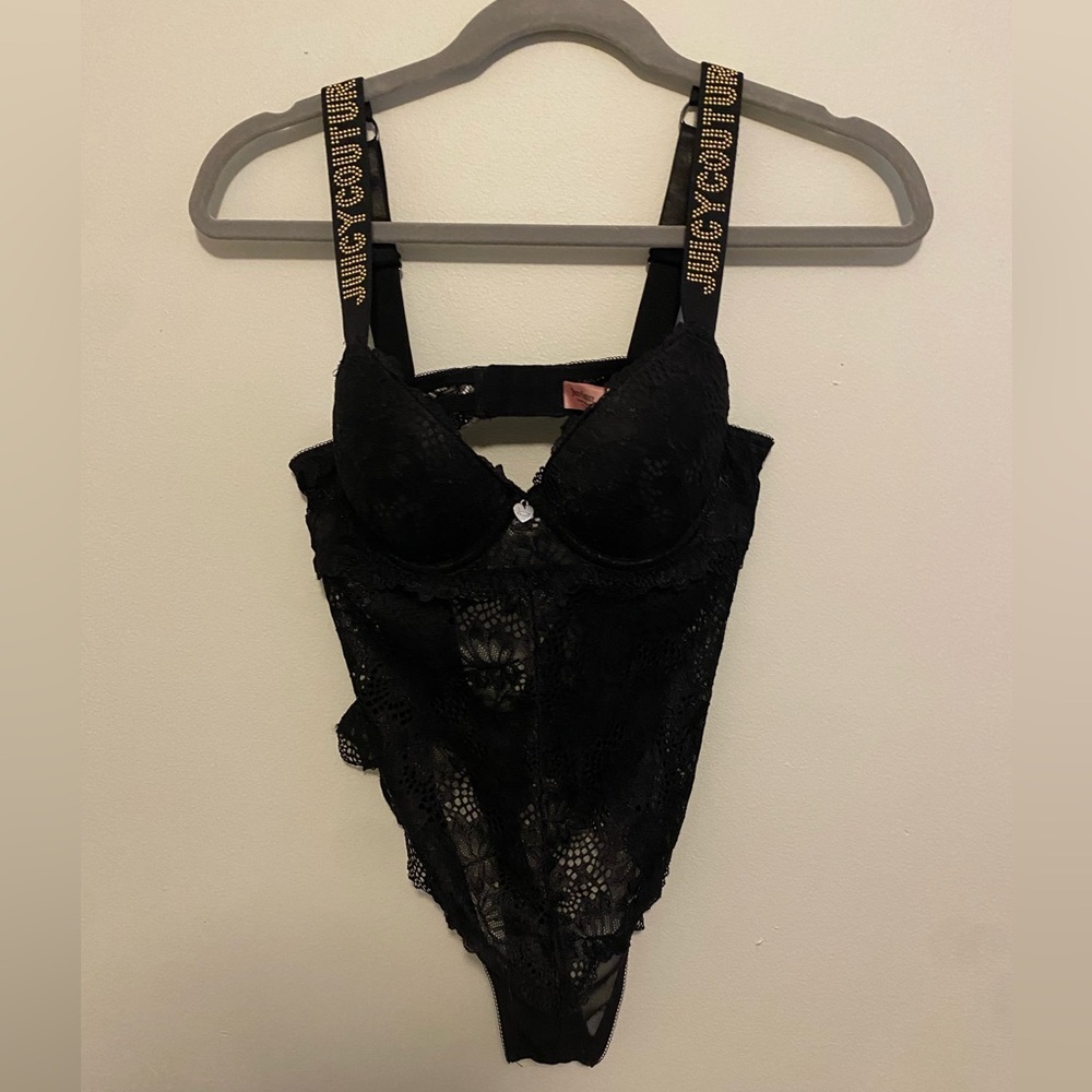 Juicy Couture Black Lace Intimates